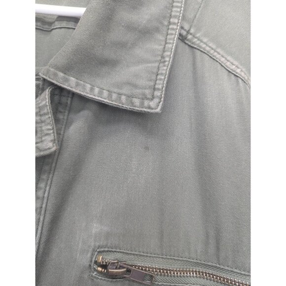 Boulder Creek Trading Co. Cargo Jacket Mens XLT Full Zip Hiking Military Green - Picture 8 of 14